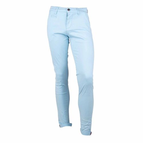 Pantalon Chino Coton Stretch Revers Fermeture Éclair Tenali Homme Blaggio