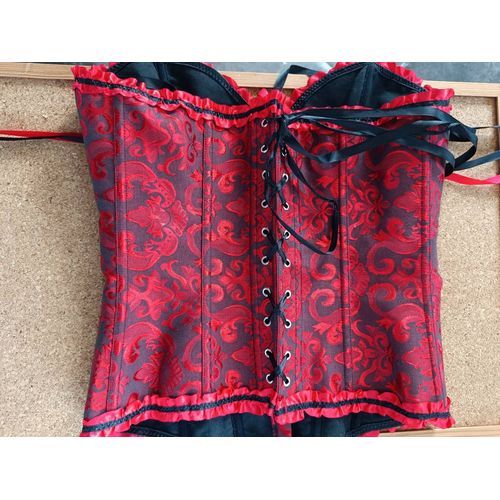 Magnifique Corset Rouge Jamais Porté État Neuf Sans Étiquette Taille M/L