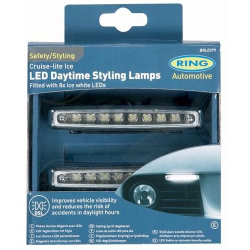 2 Feux Diurnes Adaptables - Cruise Lite Diamond - 8 Leds