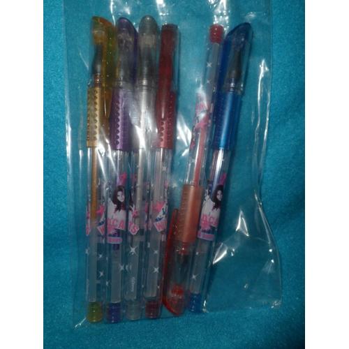 Lot De 6 Stylos Couleurs High School Musical