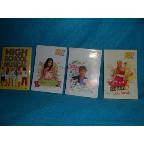 Lot De 4 Blocs Notes  High School Musical