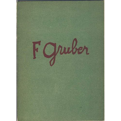 Francis Gruber,26 Avril- 26 Mai 1950,Musée National D'art Moderne