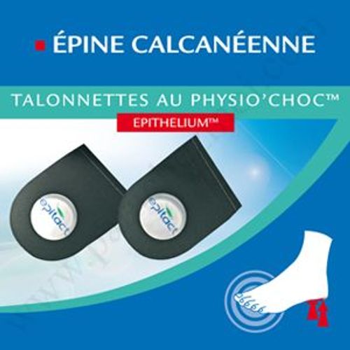 Epitact Physiochoc - Epithélium Talonnettes Homme - Taille L - Boîte De 2 