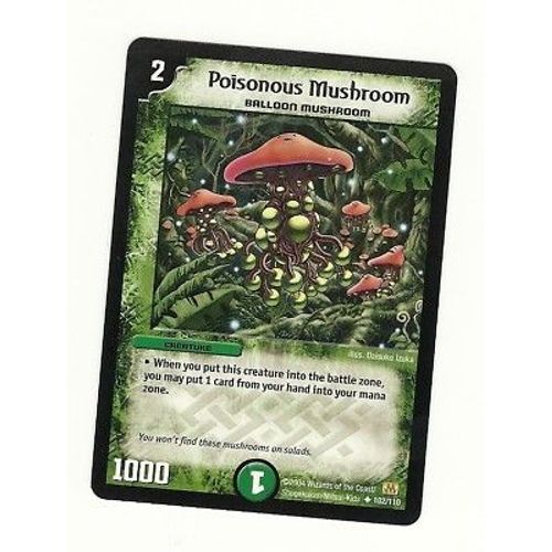 Duel Master, Poisonous Mushroom N°102/110 Vo