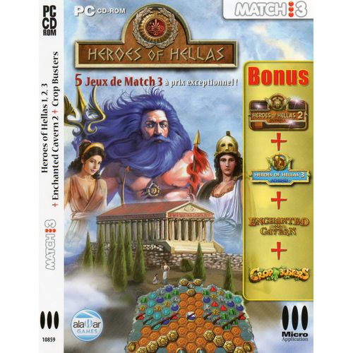 Heroes Of Hellas 1 + 4 Jeux Bonus Pc