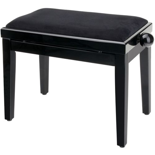 Classic Cantabile Banquette Pour Piano (Noir Poli Fin), Bois Massif