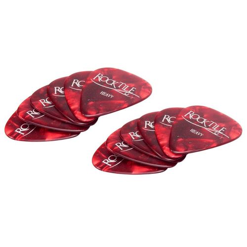 Rocktile 12 Pièce Plectres Originals Rouge (Heavy)