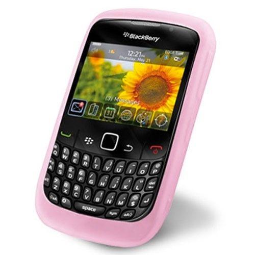 Coque Thermoformée En Silicone Rose Pour Blackberry 8520 Curve