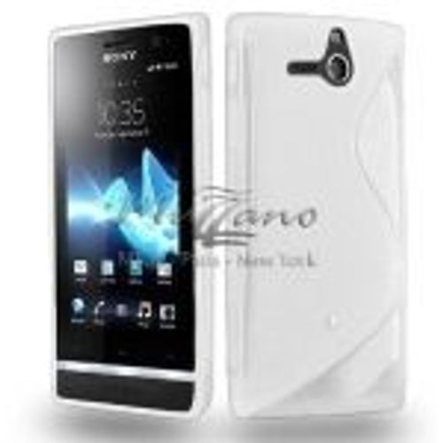 Silicone Sony Xperia U Blanc St25i