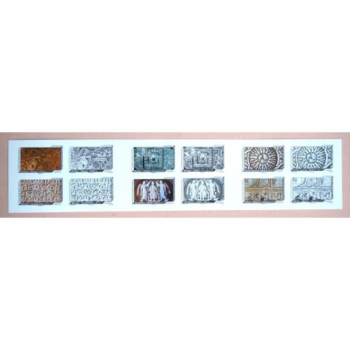 France Carnet Non Plie 12 Timbres Auto-Adhésifs Impressions De Relief