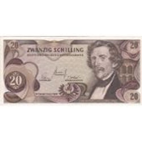 Billet De Banque Autriche  20 Schilling