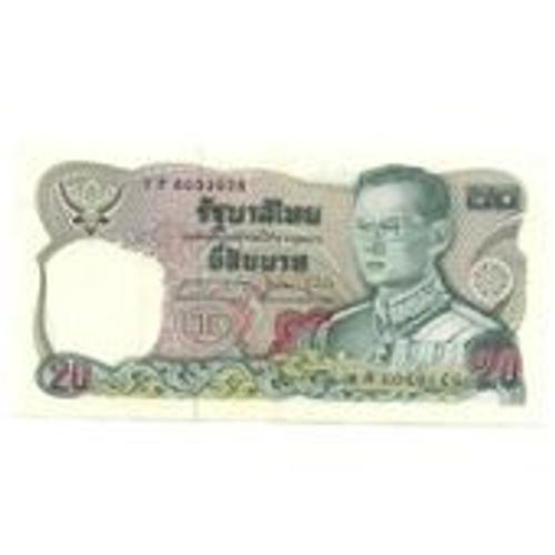 Billet De Banque Thailande  20 Baht