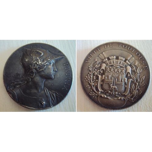 Medaille Militaire Toulouse Bronze Rives