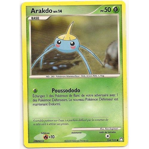 Arakdo - #283 - 50 Pv - Diamant Et Perle - Trésors Mystérieux - 104/123 - Commune