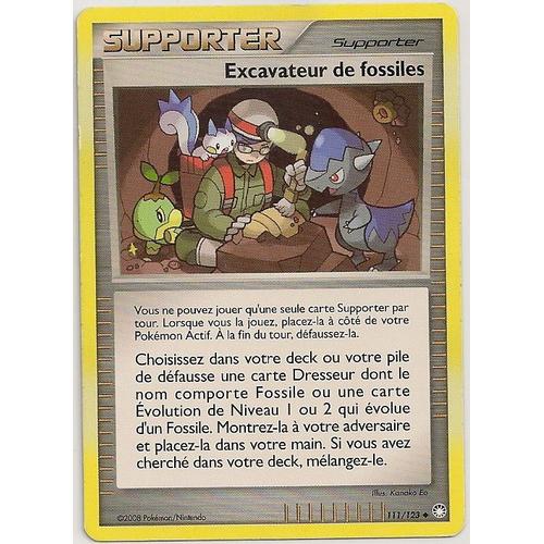 Excavateur De Fossile - Supporter - 0 Pv - Diamant Et Perle - Trésors Mystérieux - 111/123 - Peu Commune