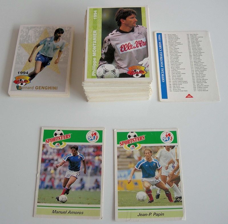 Lot De 102 Cartes Panini Foot 94 Official Football Cards 1994 France Rakuten