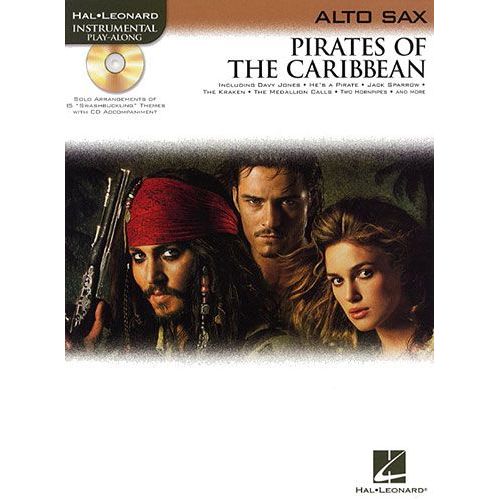 Pirates Of The Caribbean For Alto Sax Book/Online Audio