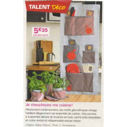 Patron Couture Décoration Modes Et Travaux N° 373225 Accessoires De Cuisine