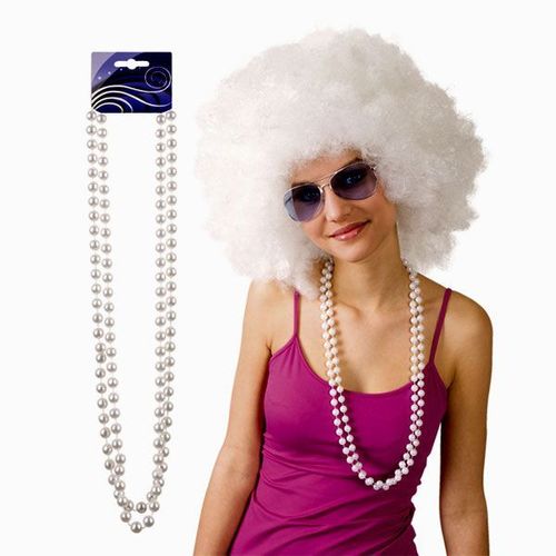 Collier En Perles Blanc