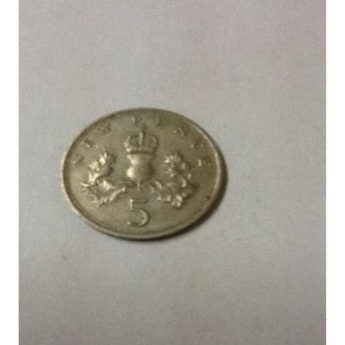 Pièce 5 New Pence De 1980