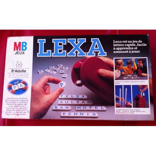 Jeu De Lettres Lexa Édition Mb