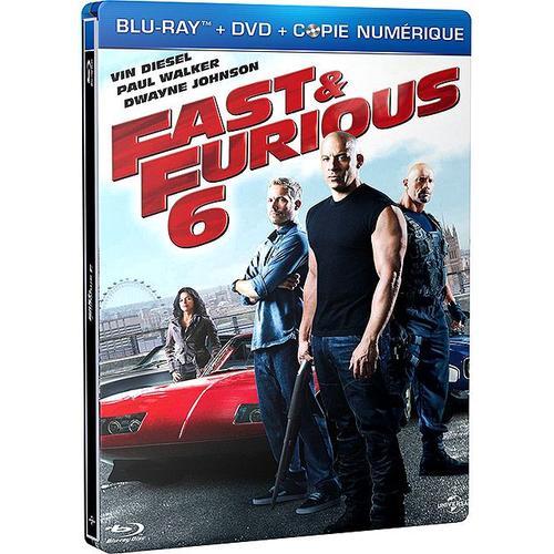 Fast & Furious 6 - Combo Blu-Ray + Dvd + Copie Digitale - Édition Boîtier Steelbook