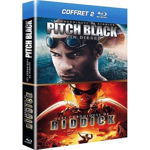 Coffret Riddick : Pitch Black + Les Chroniques De Riddick - Blu-Ray