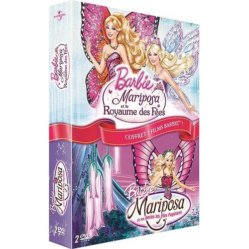 Barbie - Mariposa Et Ses Amies Les Fées Papillons + Mariposa Et Le Royaume Des Fées - Pack
