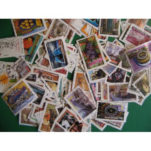 Lot De 250 Timbres