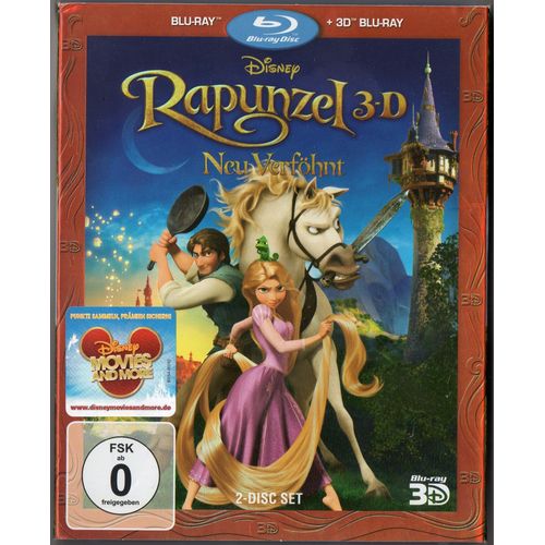 Raiponce - Rapunzel - Édition Allemande, Blu-Ray +Blu-Ray 3d