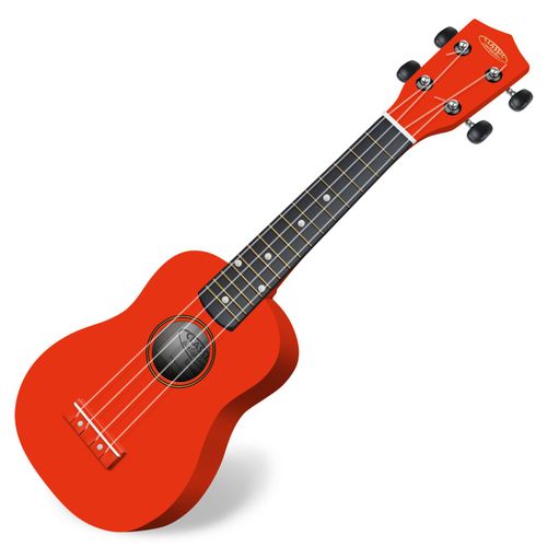 Classic Cantabile Us-100 Rd Ukulélé Soprane Rouge