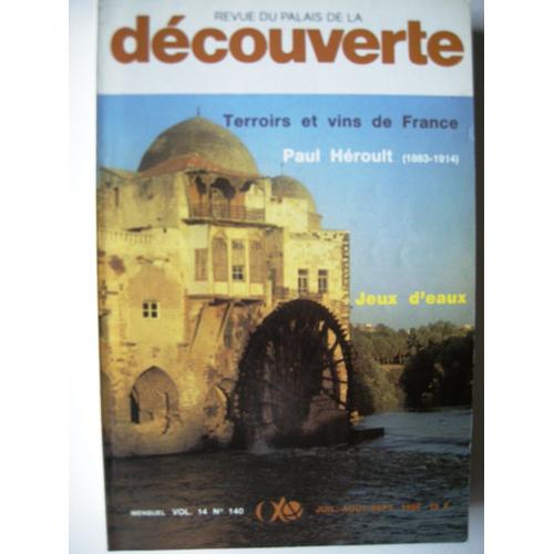Revue Du Palais De La Découverte 1986 140