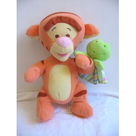 Doudou Peluche Tigrou Et Son Doudou Grenouille Avec Grelot - 26 Cm - Fisher Price