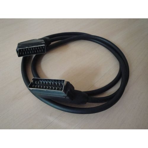 Cable et 2 Prises Péritel 1,50m