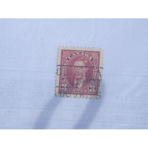 Timbre Canadien De 3 Cents.