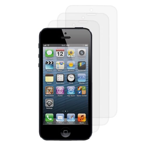 3x Film De Protection Pour Écran Apple Iphone 5 / 5s / 5c Transparent. Qualité Supérieure Signée Kwmobile