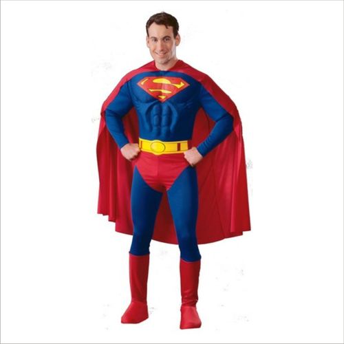 Deguisement Superman Homme Officiel Muscles Taille S