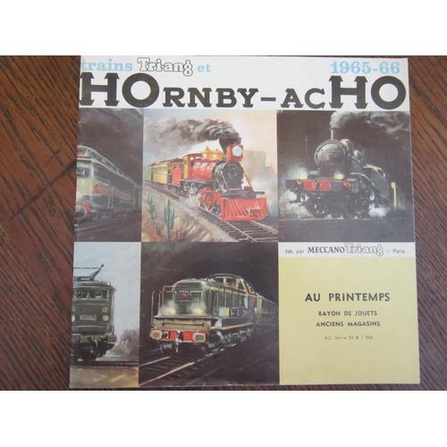 Hornby Triang Meccano  Acho Catalogue 1965 66 Trains Electriques Ho