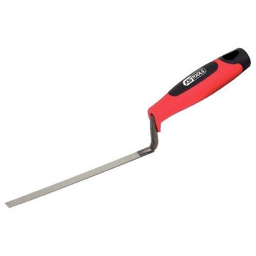 Truelle à joints plate  - lame acier carbone - manche bi-composant - 12 mm -