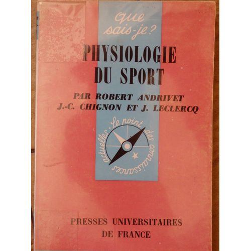 Physiologie Du Sport