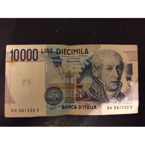 10000 Lire Diecimila 3 Septembre 1984 Rh 061332 K