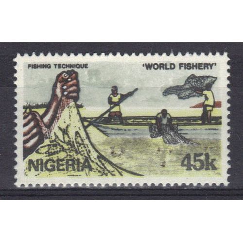 Nigeria 1983 : Techniques De Pêche - Timbre Neuf **