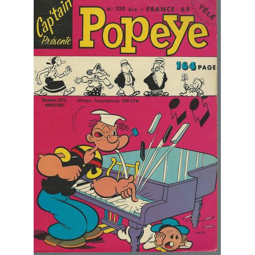 Cap'tain Présente : Popeye N° 220 Bis : " L'invité D'honneur "