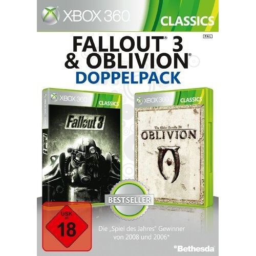 Fallout 3 + The Elder Scrolls Iv : Oblivion (Doppelpack) [Import Allemand] [Jeu Xbox 360]