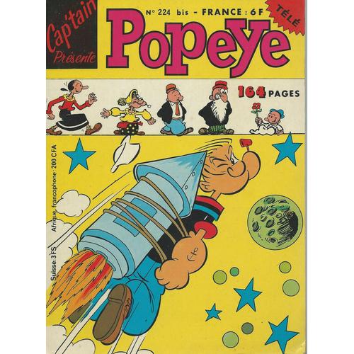 Cap'tain Présente : Popeye N° 224 Bis : " La Pilule De La Science "