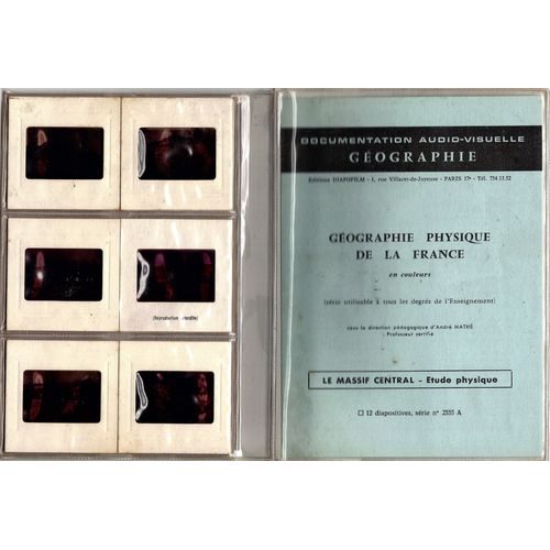 Geographie phisyque audiovisuelle de la France , le Massif Central 12 diapositives