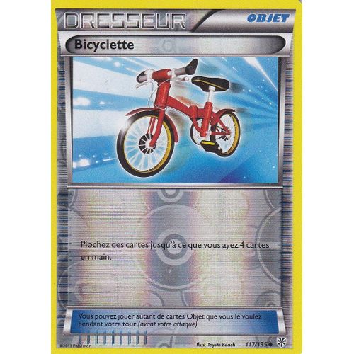 Carte Pokemon - Dresseur - Bicyclette - 117/135 - Reverse - Tempete Plasma -