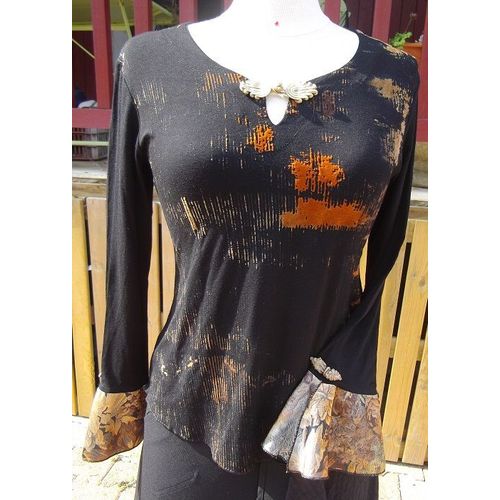 Haut Bla-Bla By Nouga Ml Noir & Bronze T3