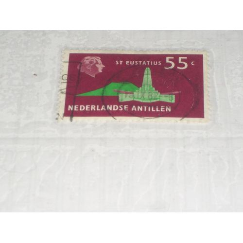 Timbre Néerlandais De 55 Cts, St-Eustatius.