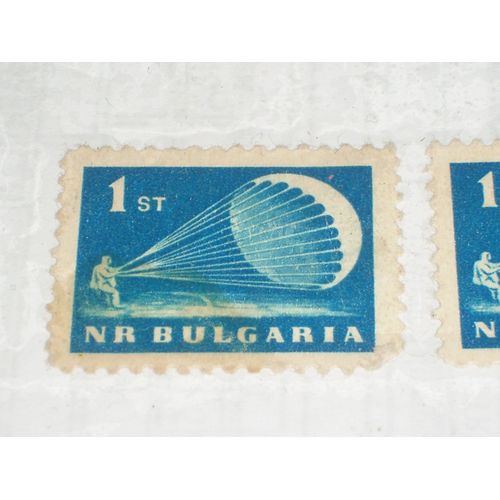 Timbre Bulgare De 1 Stotinki, Parachutisme.